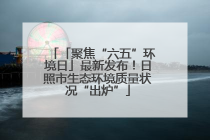 「聚焦“六五”环境日」最新发布！日照市生态环境质量状况“出炉”