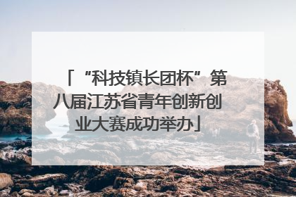 “科技镇长团杯”第八届江苏省青年创新创业大赛成功举办
