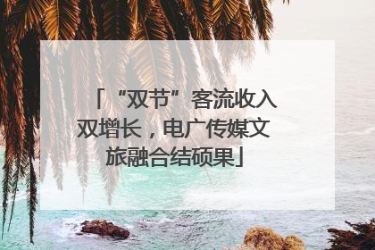 “双节”客流收入双增长，电广传媒文旅融合结硕果