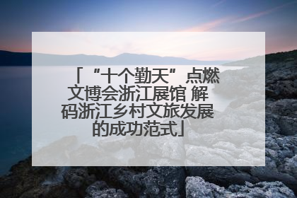 “十个勤天”点燃文博会浙江展馆 解码浙江乡村文旅发展的成功范式