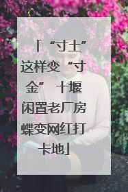 “寸土”这样变“寸金” 十堰闲置老厂房蝶变网红打卡地