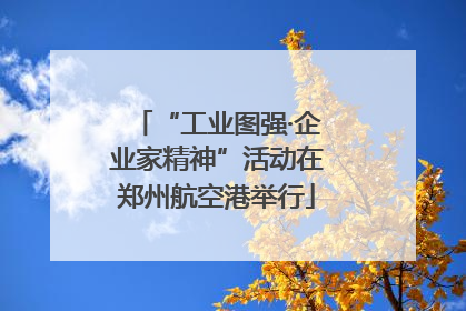 “工业图强·企业家精神”活动在郑州航空港举行