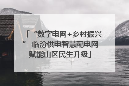 “数字电网+乡村振兴” 临汾供电智慧配电网赋能山区民生升级