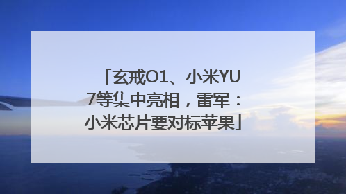 玄戒O1、小米YU7等集中亮相，雷军：小米芯片要对标苹果