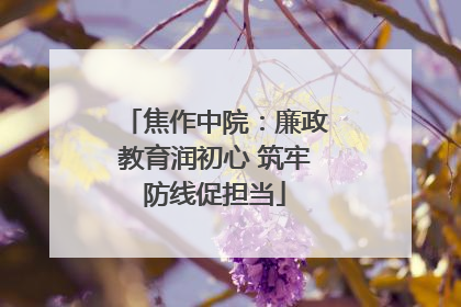 焦作中院：廉政教育润初心 筑牢防线促担当