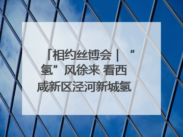 相约丝博会｜“氢”风徐来 看西咸新区泾河新城氢能产业聚链成势