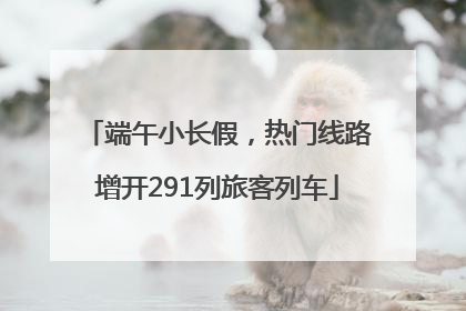 端午小长假，热门线路增开291列旅客列车