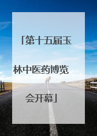 第十五届玉林中医药博览会开幕