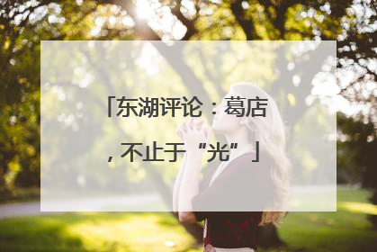 东湖评论：葛店，不止于“光”