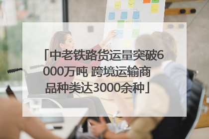 中老铁路货运量突破6000万吨 跨境运输商品种类达3000余种