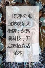 乐乎公寓回龙观东大街店：深系暖科技，开启双栖森活范本