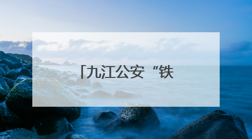 九江公安“铁腕护江”绘就长江生态新画卷