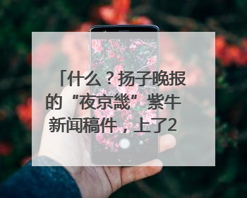 什么？扬子晚报的“夜京畿”紫牛新闻稿件，上了2025年镇江中考模拟卷！