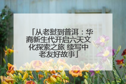 从老挝到普洱：华裔新生代开启六天文化探索之旅 续写中老友好故事
