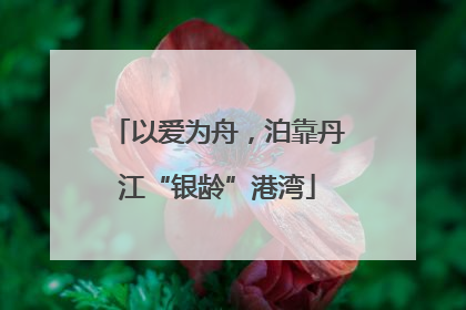 以爱为舟，泊靠丹江“银龄”港湾
