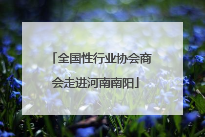 全国性行业协会商会走进河南南阳