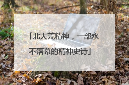 北大荒精神，一部永不落幕的精神史诗