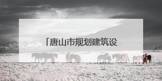 唐山市规划建筑设计研究院串标被罚