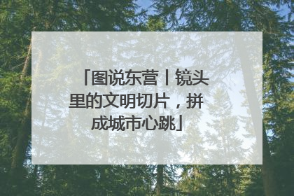 图说东营丨镜头里的文明切片，拼成城市心跳