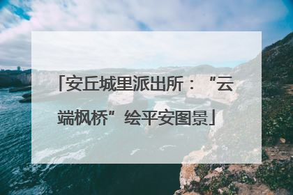 安丘城里派出所：“云端枫桥”绘平安图景