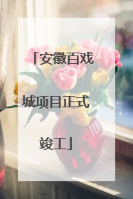 安徽百戏城项目正式竣工
