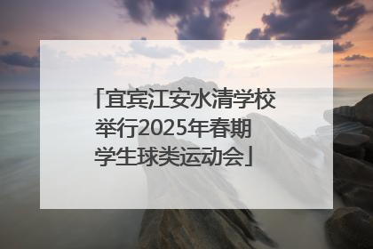 宜宾江安水清学校举行2025年春期学生球类运动会