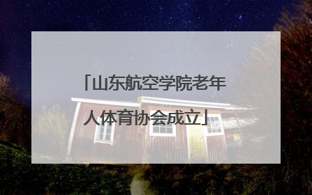 山东航空学院老年人体育协会成立