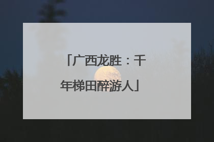 广西龙胜：千年梯田醉游人