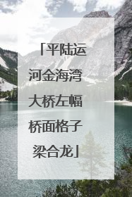 平陆运河金海湾大桥左幅桥面格子梁合龙