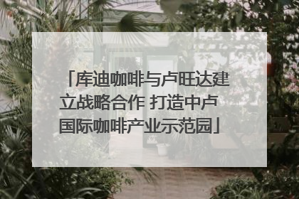 库迪咖啡与卢旺达建立战略合作 打造中卢国际咖啡产业示范园