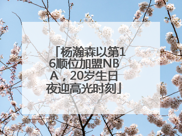 杨瀚森以第16顺位加盟NBA，20岁生日夜迎高光时刻