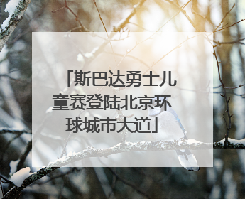 斯巴达勇士儿童赛登陆北京环球城市大道