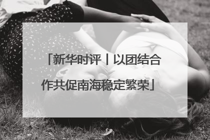新华时评丨以团结合作共促南海稳定繁荣