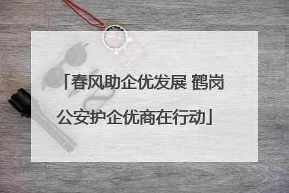 春风助企优发展 鹤岗公安护企优商在行动
