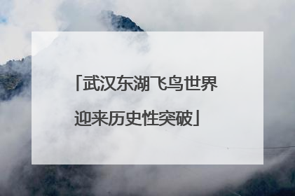 武汉东湖飞鸟世界迎来历史性突破
