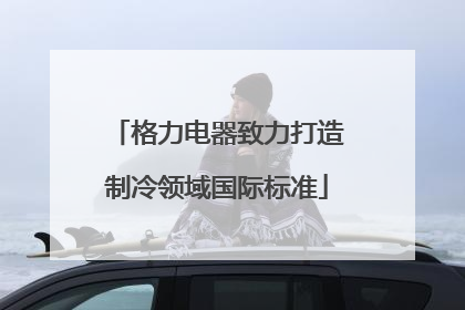 格力电器致力打造制冷领域国际标准