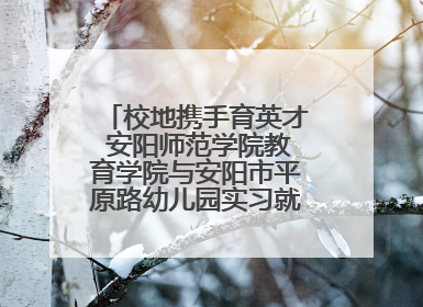 校地携手育英才 安阳师范学院教育学院与安阳市平原路幼儿园实习就业基地揭牌