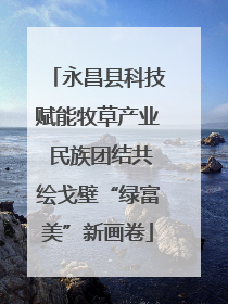 永昌县科技赋能牧草产业 民族团结共绘戈壁“绿富美”新画卷