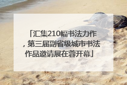 汇集210幅书法力作，第三届副省级城市书法作品邀请展在蓉开幕