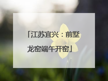 江苏宜兴：前墅龙窑端午开窑