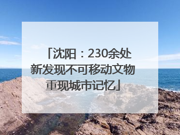 沈阳：230余处新发现不可移动文物重现城市记忆