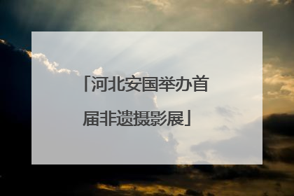 河北安国举办首届非遗摄影展