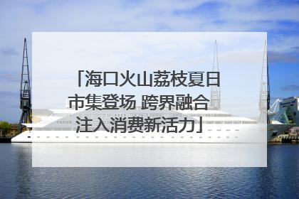 海口火山荔枝夏日市集登场 跨界融合注入消费新活力