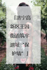 济宁高新区王因街道筑牢遗址“保护墙”