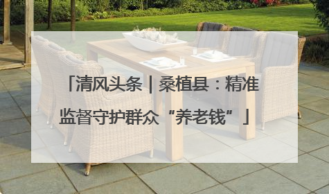 清风头条｜桑植县：精准监督守护群众“养老钱”