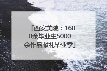 西安美院：1600余毕业生5000余作品献礼毕业季