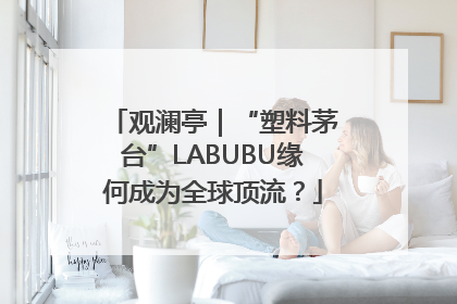 观澜亭｜“塑料茅台”LABUBU缘何成为全球顶流？