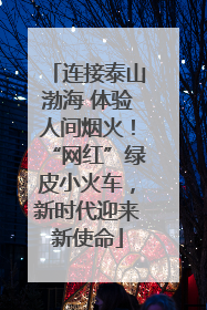 连接泰山渤海 体验人间烟火！“网红”绿皮小火车，新时代迎来新使命