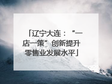辽宁大连：“一店一策”创新提升零售业发展水平