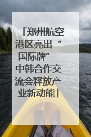 郑州航空港区亮出“国际牌” 中韩合作交流会释放产业新动能